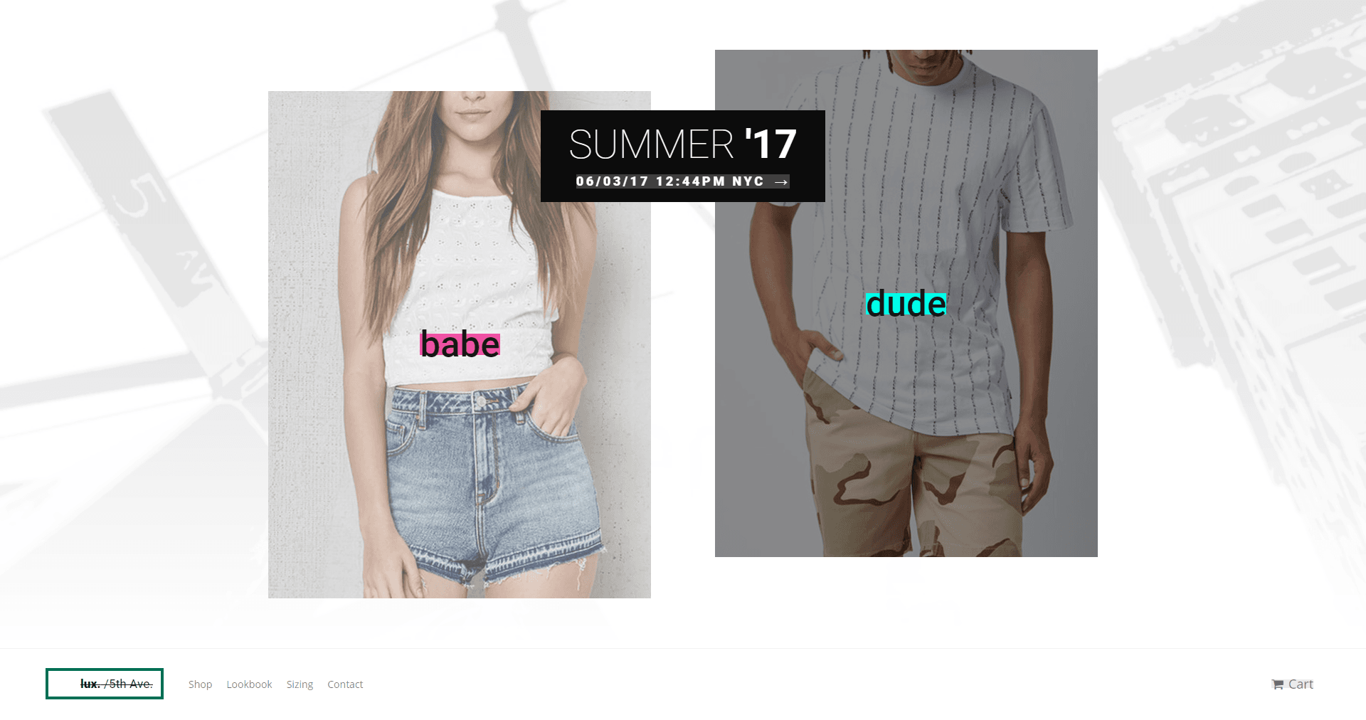 Lux 5th Ave Clothing Site project image 1